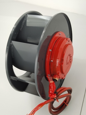0.30kW οπίσθιος φυγοκεντρικός ανεμιστήρας με το κοντό στροφείο κραμάτων Al δαχτυλιδιών κολπίσκων