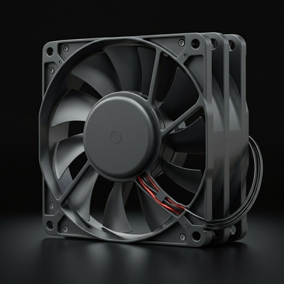 Βλέφαρα 250mm αντίσταση υψηλής θερμοκρασίας 60°C με ισχύ 175W άξιο ανεμιστήρα