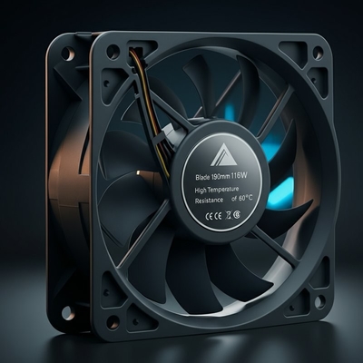 Δύναμη λεπίδας 190mm 116W αντίσταση υψηλής θερμοκρασίας 60°C ΕΚ Αξονικός ανεμιστήρας