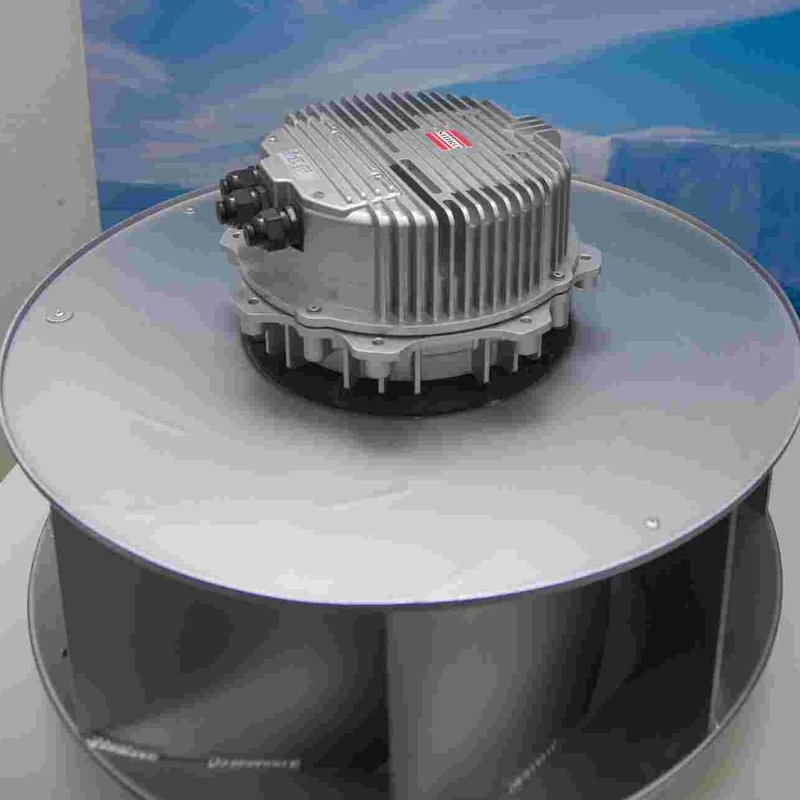 Βάρος 1,4kg λεπίδα 190mm EC Κεντρίτης ανεμιστήρας εξωτερικός ροτόρας ψύξης εξαερισμός ανεμιστήρας